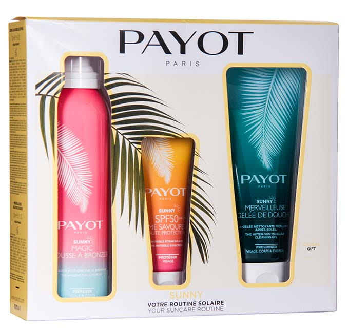 Zestaw Payot Sunny Trio Pianka Magic Mousse 200ml + Krem Divine SPF50 50ml + Żel Micelarny Po Opalaniu 200ml.jpg
